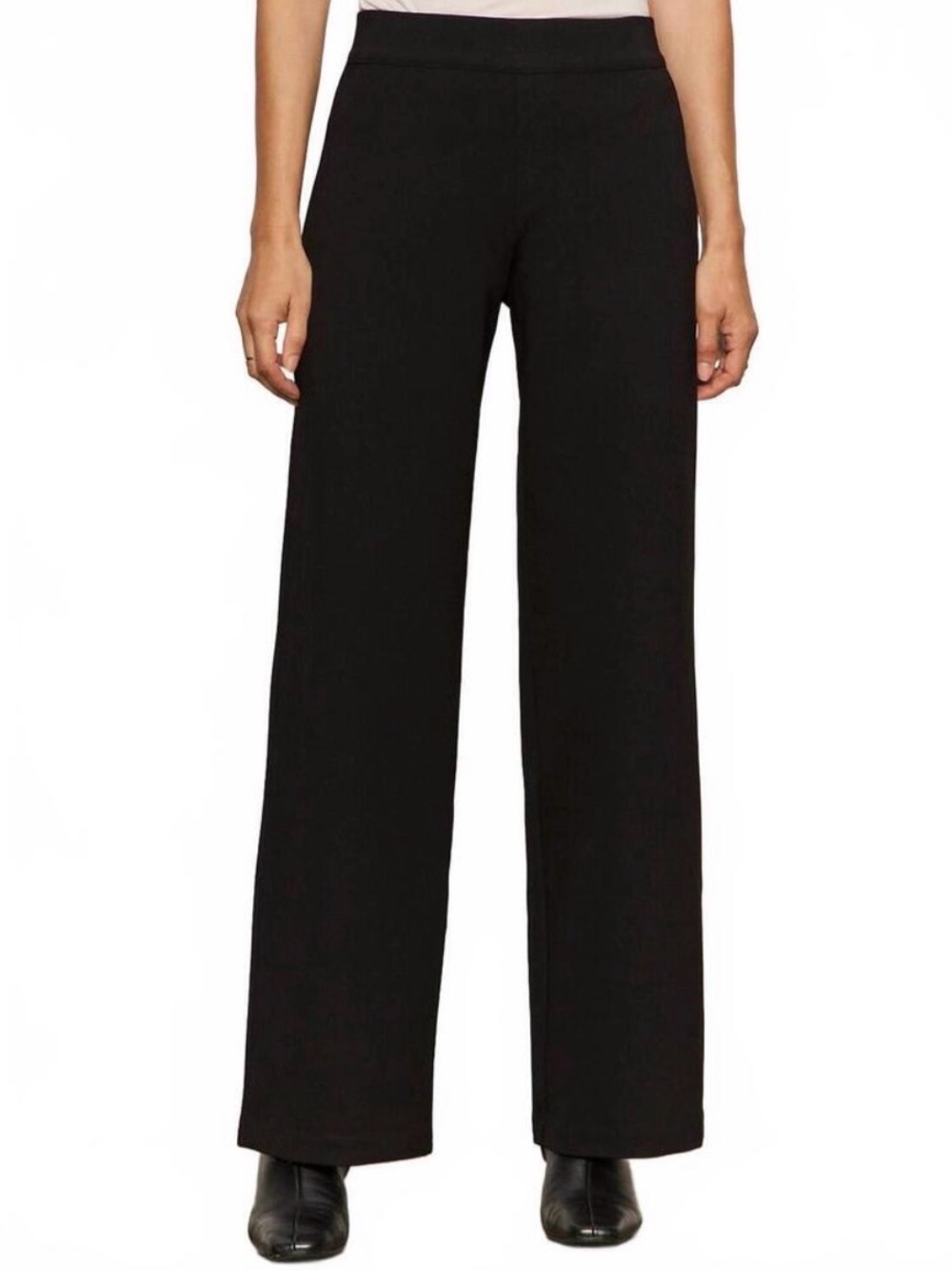 NEW SANCTUARY runway ponte trouser in black
